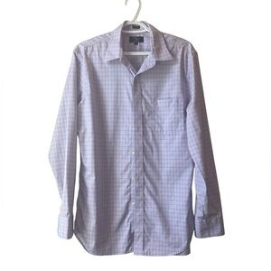 Thompson Shirtings J. Crew Men's Classic Button Down Shirt size M 15-15.5